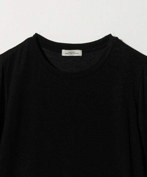 green label relaxing / グリーンレーベル リラクシング カットソー | ベアテン フェイクレイヤード クルーネック プルオーバー | 詳細9