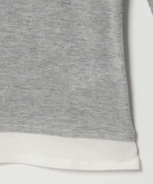 green label relaxing / グリーンレーベル リラクシング カットソー | ベアテン フェイクレイヤード クルーネック プルオーバー | 詳細17