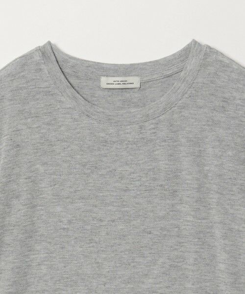 green label relaxing / グリーンレーベル リラクシング カットソー | ベアテン フェイクレイヤード クルーネック プルオーバー | 詳細20