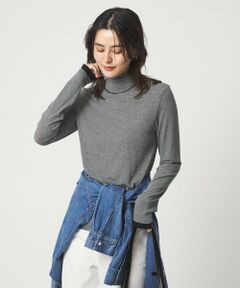 green label relaxing / グリーンレーベル リラクシング カットソー | ベアテン フェイクレイヤード タートルネック プルオーバー