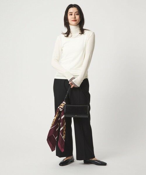 green label relaxing / グリーンレーベル リラクシング カットソー | ベアテン フェイクレイヤード タートルネック プルオーバー | 詳細2