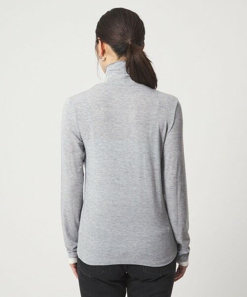green label relaxing / グリーンレーベル リラクシング カットソー | ベアテン フェイクレイヤード タートルネック プルオーバー | 詳細13