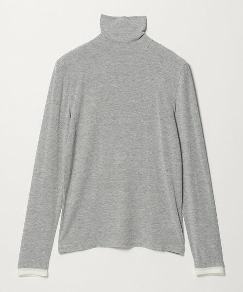 green label relaxing / グリーンレーベル リラクシング カットソー | ベアテン フェイクレイヤード タートルネック プルオーバー | 詳細14