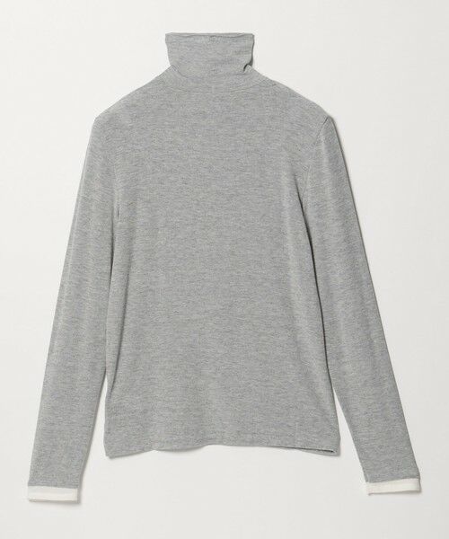green label relaxing / グリーンレーベル リラクシング カットソー | ベアテン フェイクレイヤード タートルネック プルオーバー | 詳細15
