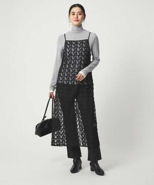 green label relaxing / グリーンレーベル リラクシング カットソー | ベアテン フェイクレイヤード タートルネック プルオーバー | 詳細10