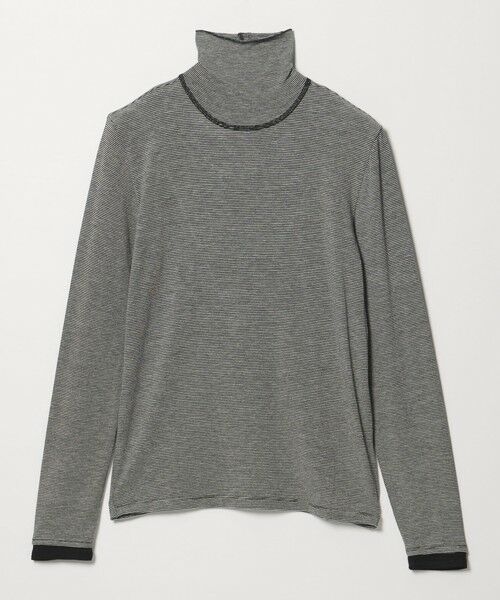 green label relaxing / グリーンレーベル リラクシング カットソー | ベアテン フェイクレイヤード タートルネック プルオーバー | 詳細22