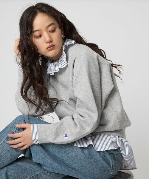 green label relaxing / グリーンレーベル リラクシング スウェット | 【別注】＜Champion＞CVC TF スウェット  プルオーバー | 詳細9