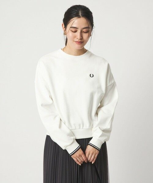 green label relaxing / グリーンレーベル リラクシング スウェット | ＜FRED PERRY＞クルーネック ショート スウェット プルオーバー | 詳細1