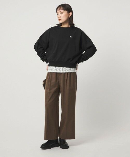 green label relaxing / グリーンレーベル リラクシング スウェット | ＜FRED PERRY＞クルーネック ショート スウェット プルオーバー | 詳細10