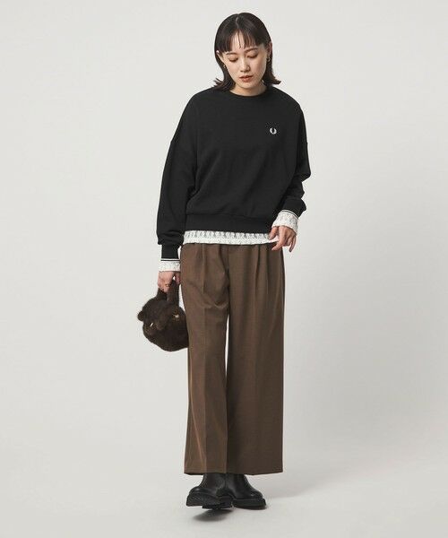 green label relaxing / グリーンレーベル リラクシング スウェット | ＜FRED PERRY＞クルーネック ショート スウェット プルオーバー | 詳細9