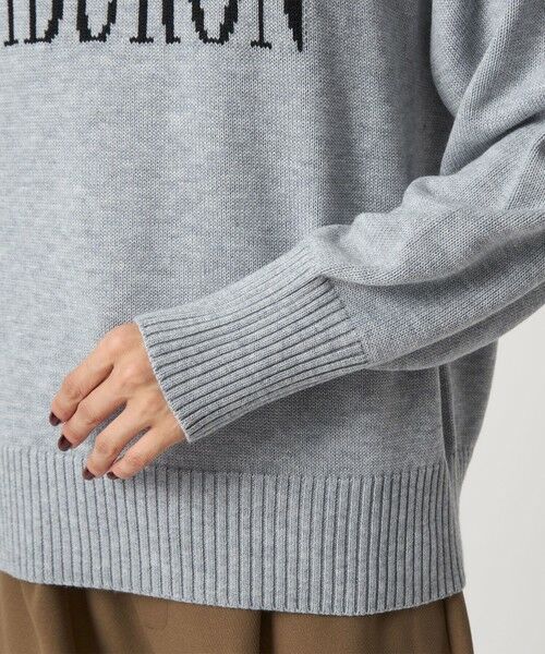 green label relaxing / グリーンレーベル リラクシング ニット・セーター | ロゴ ニット プルオーバー ウォッシャブル | 詳細8