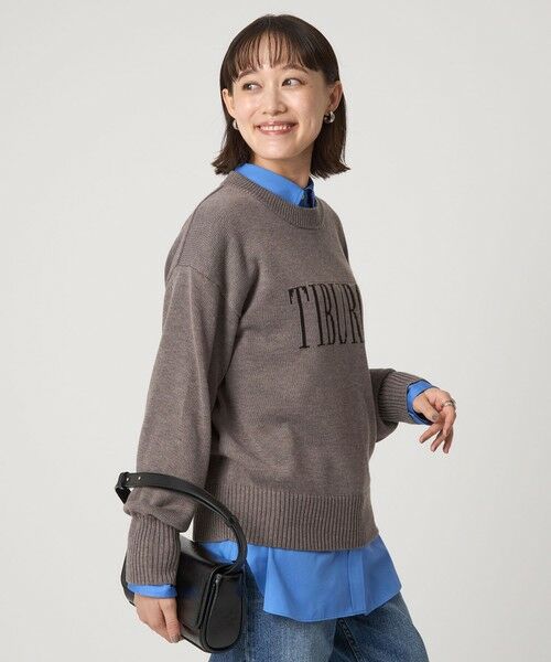 green label relaxing / グリーンレーベル リラクシング ニット・セーター | ロゴ ニット プルオーバー ウォッシャブル | 詳細13