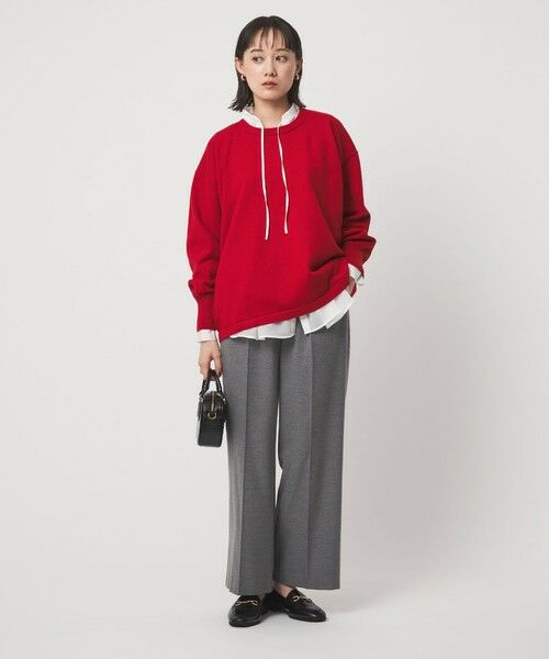 green label relaxing / グリーンレーベル リラクシング ニット・セーター | バックフォルム ニット プルオーバー マシンウォッシャブル | 詳細9