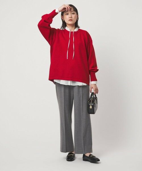 green label relaxing / グリーンレーベル リラクシング ニット・セーター | バックフォルム ニット プルオーバー マシンウォッシャブル | 詳細10