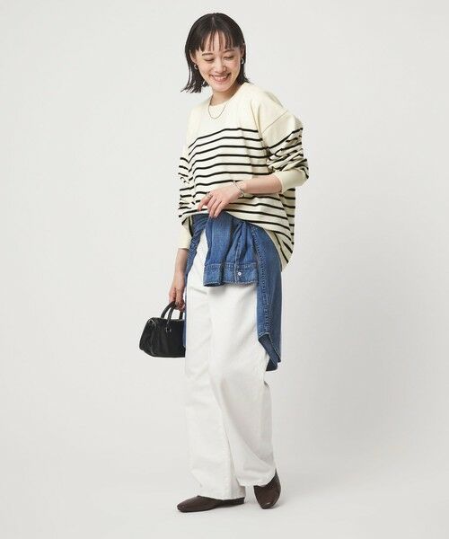 green label relaxing / グリーンレーベル リラクシング ニット・セーター | バックフォルム ニット プルオーバー マシンウォッシャブル | 詳細22