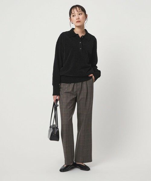 green label relaxing / グリーンレーベル リラクシング ニット・セーター | モールヤーン ポロニット プルオーバー ウォッシャブル | 詳細2