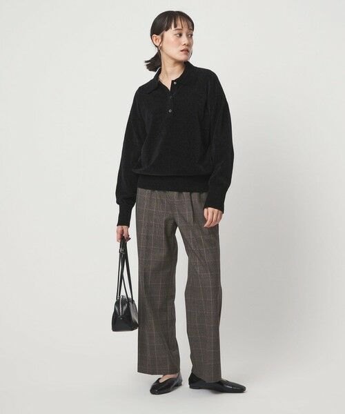 green label relaxing / グリーンレーベル リラクシング ニット・セーター | モールヤーン ポロニット プルオーバー ウォッシャブル | 詳細3