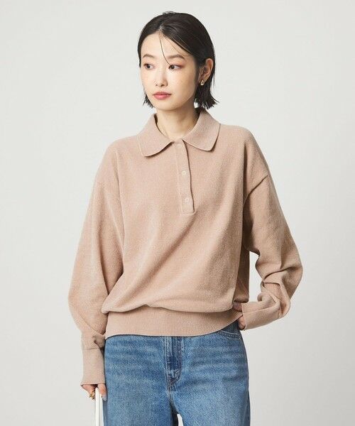 green label relaxing / グリーンレーベル リラクシング ニット・セーター | モールヤーン ポロニット プルオーバー ウォッシャブル | 詳細21