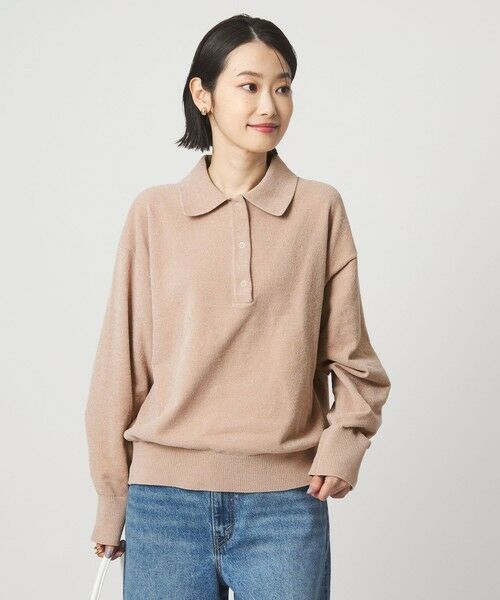 green label relaxing / グリーンレーベル リラクシング ニット・セーター | モールヤーン ポロニット プルオーバー ウォッシャブル | 詳細22