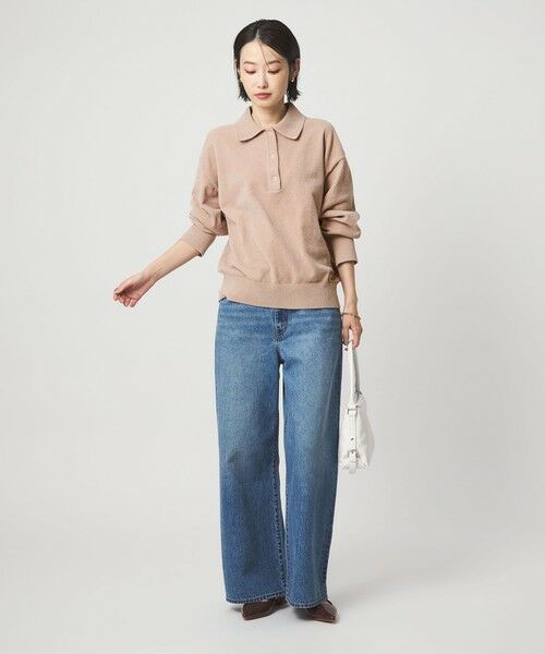 green label relaxing / グリーンレーベル リラクシング ニット・セーター | モールヤーン ポロニット プルオーバー ウォッシャブル | 詳細23