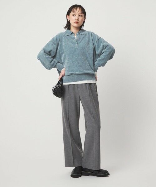 green label relaxing / グリーンレーベル リラクシング ニット・セーター | モールヤーン ポロニット プルオーバー ウォッシャブル | 詳細22