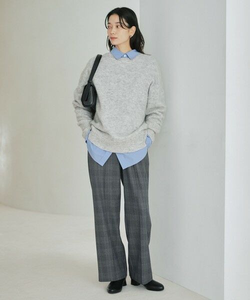 green label relaxing / グリーンレーベル リラクシング ニット・セーター | アルパカブレンド クルーネック プルオーバー ニット | 詳細4