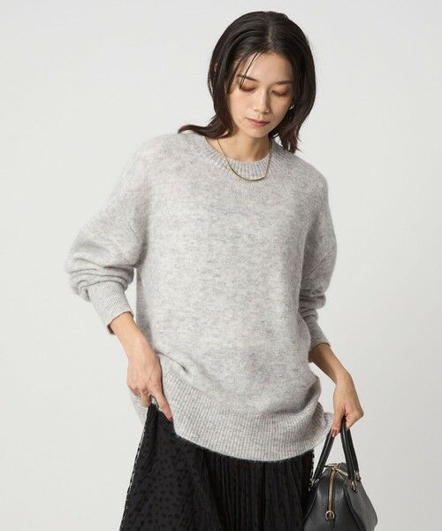 green label relaxing / グリーンレーベル リラクシング ニット・セーター | アルパカブレンド クルーネック プルオーバー ニット | 詳細7