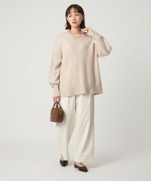 green label relaxing / グリーンレーベル リラクシング ニット・セーター | アルパカブレンド クルーネック プルオーバー ニット | 詳細13