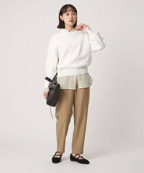 green label relaxing / グリーンレーベル リラクシング ニット・セーター | W/AC パフニット プルオーバー ウォッシャブル | 詳細3