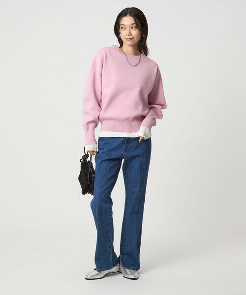 green label relaxing / グリーンレーベル リラクシング ニット・セーター | W/AC パフニット プルオーバー ウォッシャブル | 詳細12