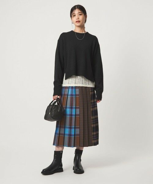 green label relaxing / グリーンレーベル リラクシング ニット・セーター | 【WEB限定】＜at ease＞サイド スリット プルオーバー ニット ウォッシャブル | 詳細3