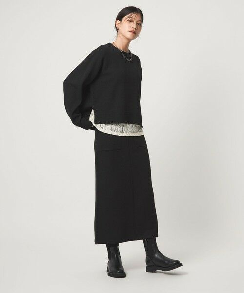 green label relaxing / グリーンレーベル リラクシング ニット・セーター | 【WEB限定】＜at ease＞サイド スリット プルオーバー ニット ウォッシャブル | 詳細5