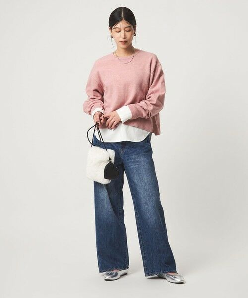 green label relaxing / グリーンレーベル リラクシング ニット・セーター | 【WEB限定】＜at ease＞サイド スリット プルオーバー ニット ウォッシャブル | 詳細16