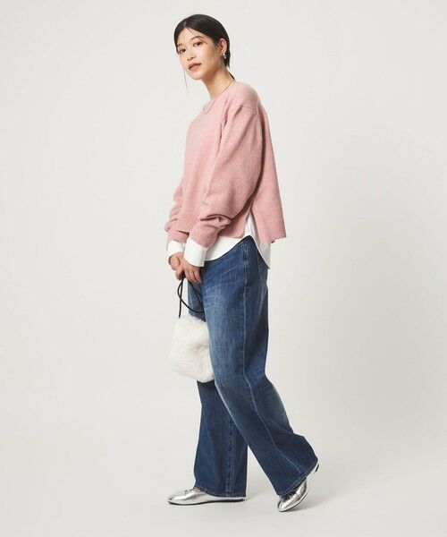 green label relaxing / グリーンレーベル リラクシング ニット・セーター | 【WEB限定】＜at ease＞サイド スリット プルオーバー ニット ウォッシャブル | 詳細17