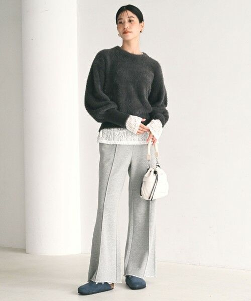 green label relaxing / グリーンレーベル リラクシング ニット・セーター | 【WEB限定】＜at ease＞フェザーヤーン プルオーバー ニット | 詳細24