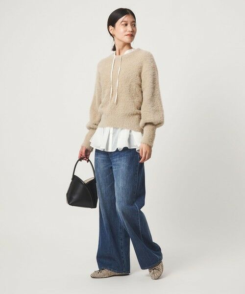 green label relaxing / グリーンレーベル リラクシング ニット・セーター | 【WEB限定】＜at ease＞フェザーヤーン プルオーバー ニット | 詳細28