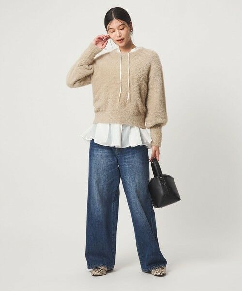 green label relaxing / グリーンレーベル リラクシング ニット・セーター | 【WEB限定】＜at ease＞フェザーヤーン プルオーバー ニット | 詳細30