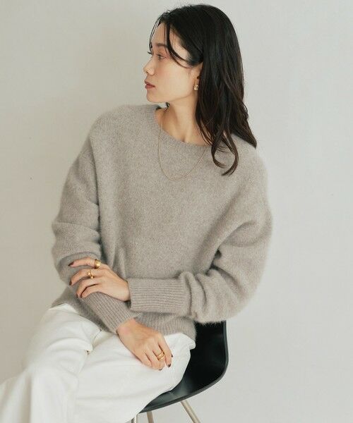 green label relaxing / グリーンレーベル リラクシング ニット・セーター | 【結論シリーズ】ふれてヘアリーニット | 詳細11