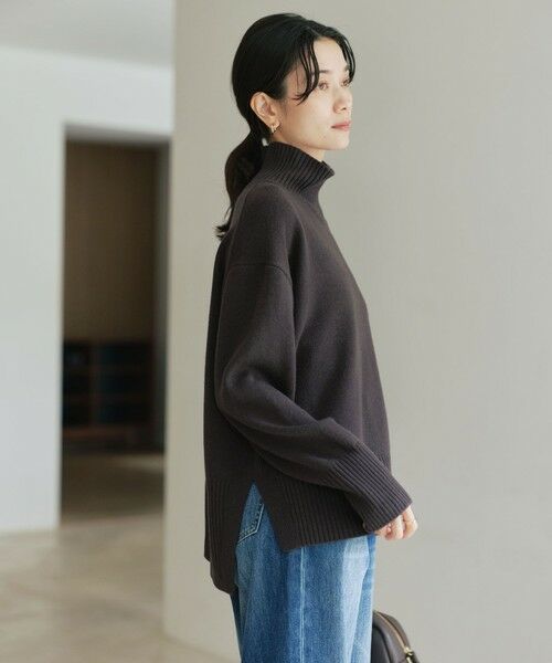 green label relaxing / グリーンレーベル リラクシング ニット・セーター | ［size SHORTあり］SERENITY ハイネック プルオーバー ニット | 詳細10