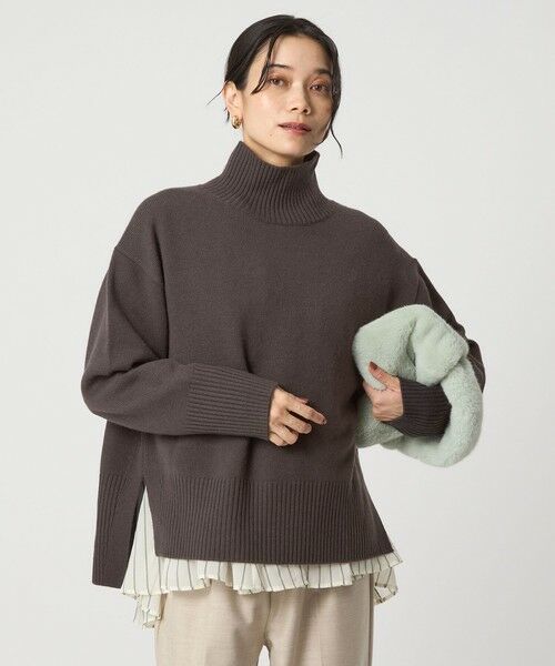 green label relaxing / グリーンレーベル リラクシング ニット・セーター | ［size SHORTあり］SERENITY ハイネック プルオーバー ニット | 詳細15