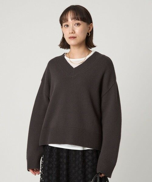 green label relaxing / グリーンレーベル リラクシング ニット・セーター | SERENITY Vネック プルオーバー ニット | 詳細5