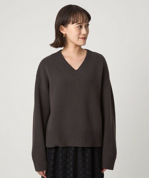 green label relaxing / グリーンレーベル リラクシング ニット・セーター | SERENITY Vネック プルオーバー ニット | 詳細8