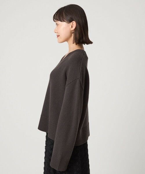 green label relaxing / グリーンレーベル リラクシング ニット・セーター | SERENITY Vネック プルオーバー ニット | 詳細9