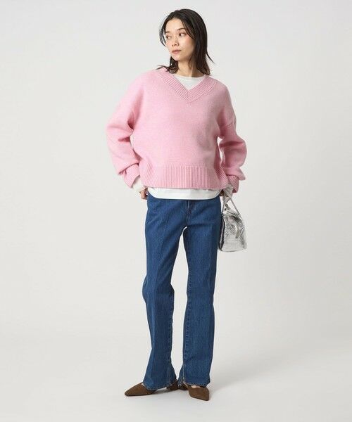 green label relaxing / グリーンレーベル リラクシング ニット・セーター | SERENITY Vネック プルオーバー ニット | 詳細18