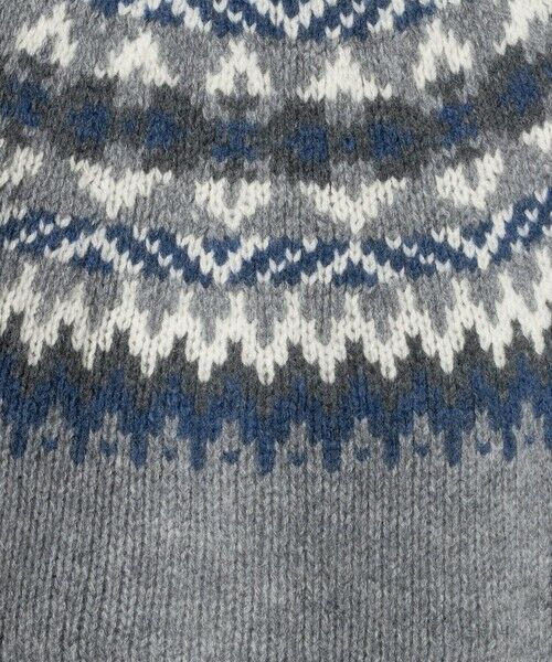 green label relaxing / グリーンレーベル リラクシング ニット・セーター | 【別注】＜Harley of Scotland＞ノルディック プルオーバー ニット | 詳細8