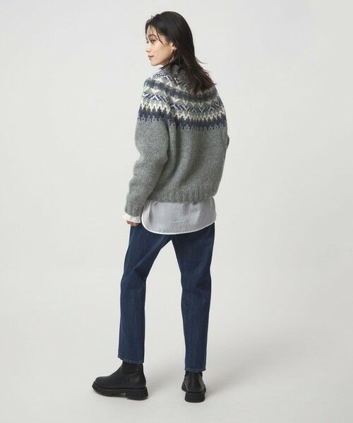 green label relaxing / グリーンレーベル リラクシング ニット・セーター | 【別注】＜Harley of Scotland＞ノルディック プルオーバー ニット | 詳細2
