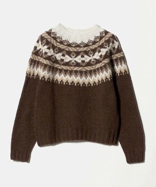 green label relaxing / グリーンレーベル リラクシング ニット・セーター | 【別注】＜Harley of Scotland＞ノルディック プルオーバー ニット | 詳細18