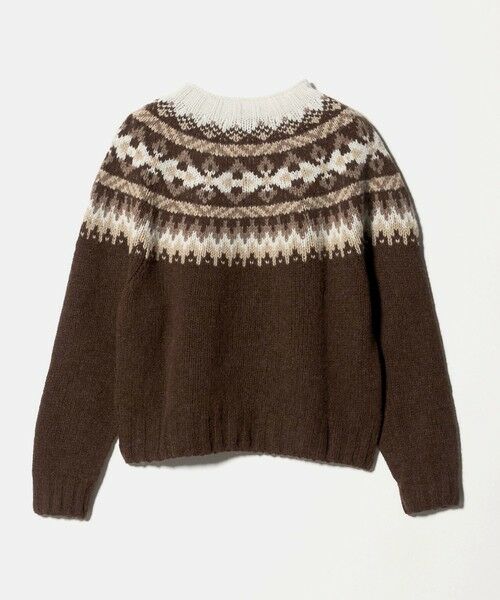 green label relaxing / グリーンレーベル リラクシング ニット・セーター | 【別注】＜Harley of Scotland＞ノルディック プルオーバー ニット | 詳細19