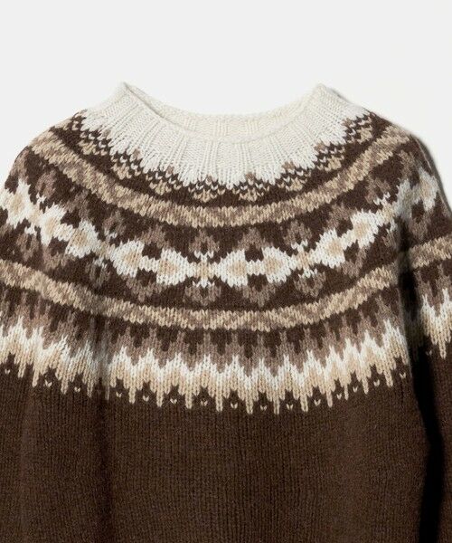 green label relaxing / グリーンレーベル リラクシング ニット・セーター | 【別注】＜Harley of Scotland＞ノルディック プルオーバー ニット | 詳細20