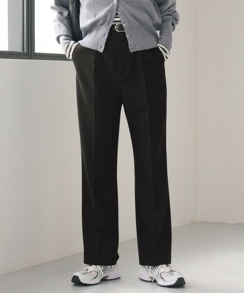 green label relaxing/グリーンレーベル リラクシング ［size SHORT/TALLあり］ウラキモウ ビューティー パンツ BLACK XS(34)